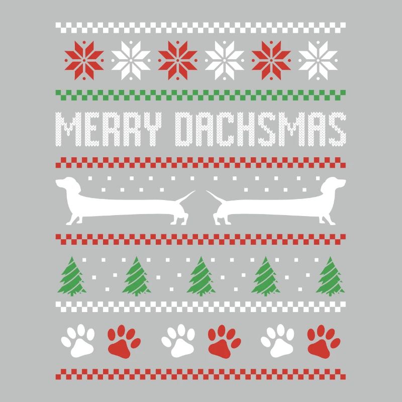 Dackel Wurst Hund Hässlicher Weihnachtspullover