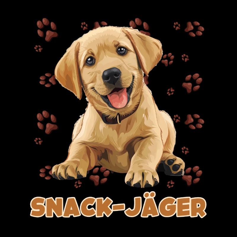 Labrador SNACK JÄGER Labrador Herrchen Lustiges