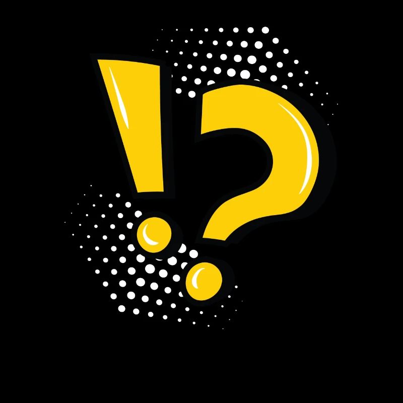 point d’exclamation point d’interrogation point de ponctuation