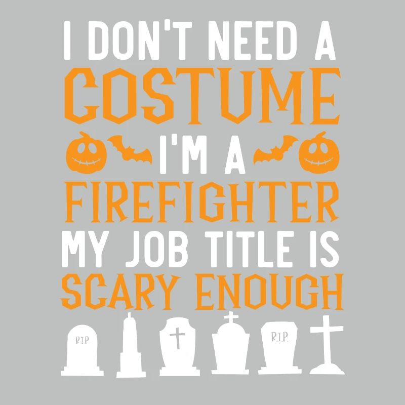 Feuerwehrmann Halloween Süßes oder Saures Feuerwehrmann