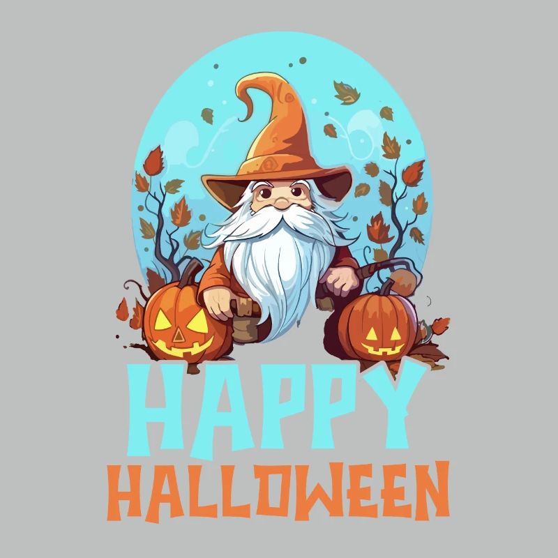 Gartenzwerg Halloween Süßes oder Saures Gärtner