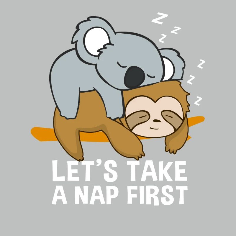 Sloth koala endormi mocassins mignons