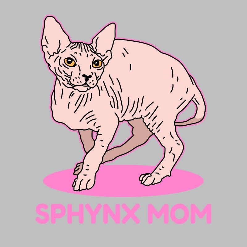 Sphynx mom Sphynx chat | Sphinx cadeau de chat