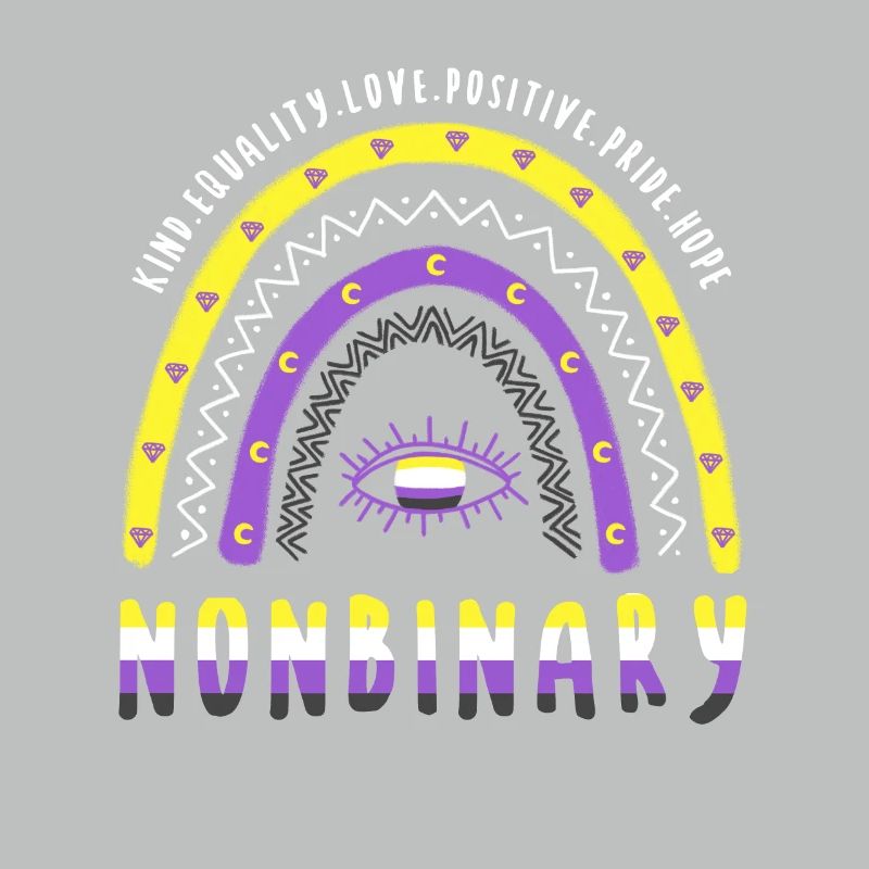 Boho Regenbogen Nonbinary