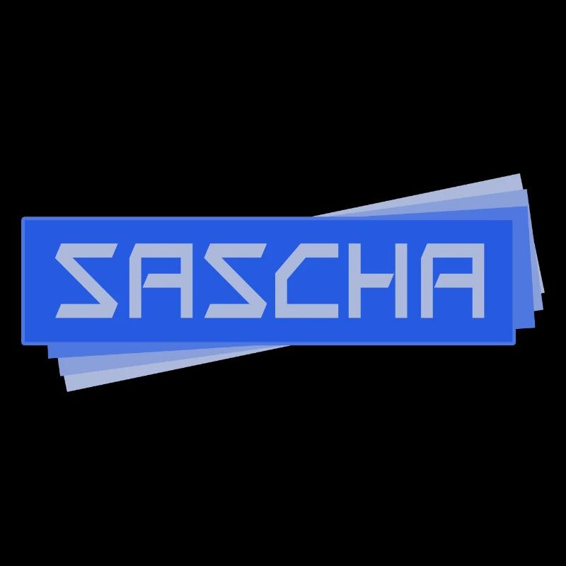 Name tag SASCHA Sascha