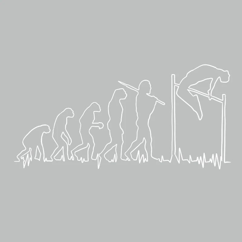 Evolution Hochsprung Leichtathletik
