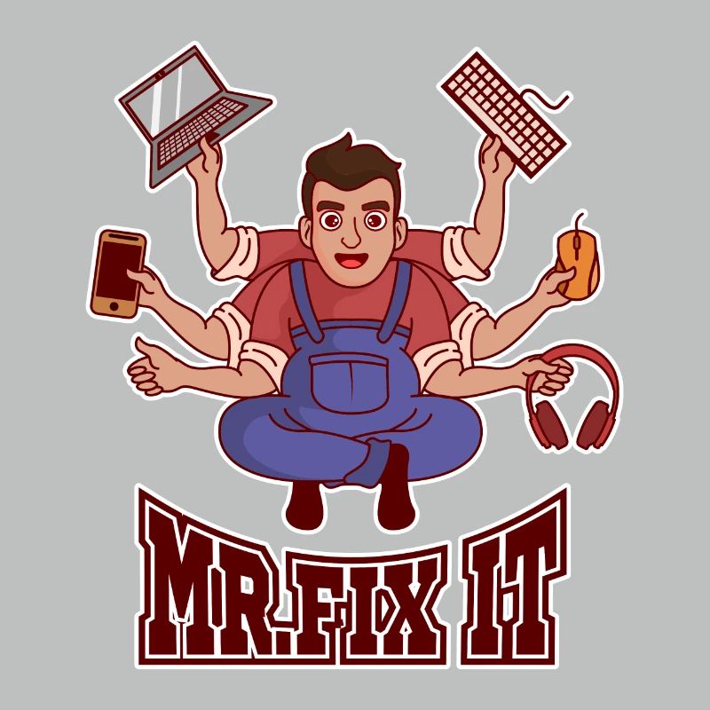 Mr. Fix IT Admin IT Specialist Sysadmin