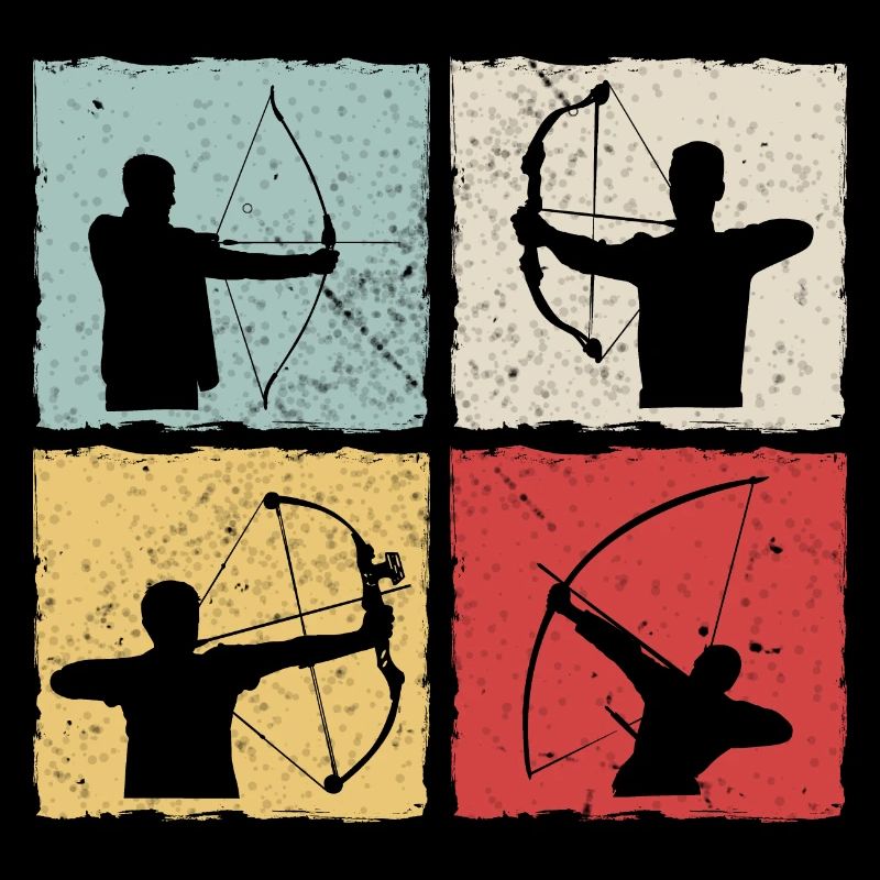 Archer Bow Arrow Vintage Retro