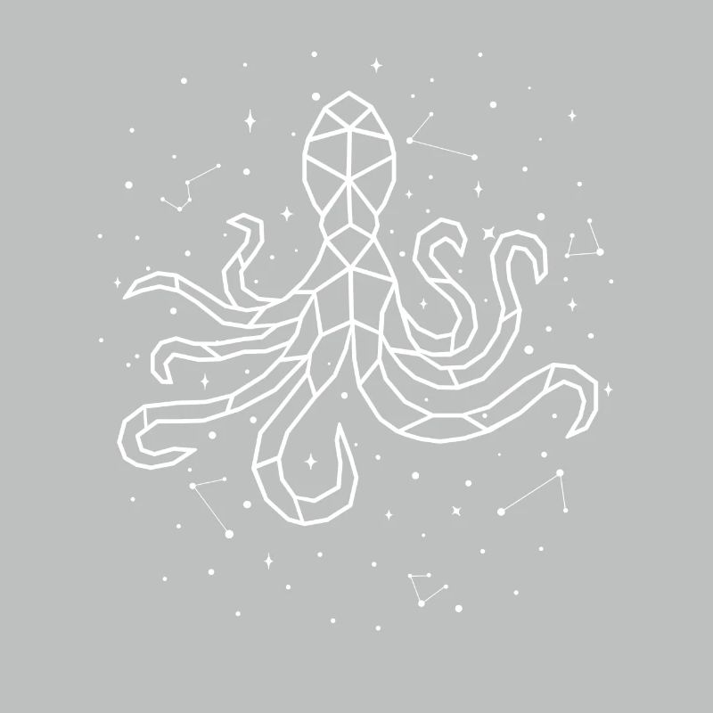 Sternbild Octopus Constellation Octopodes