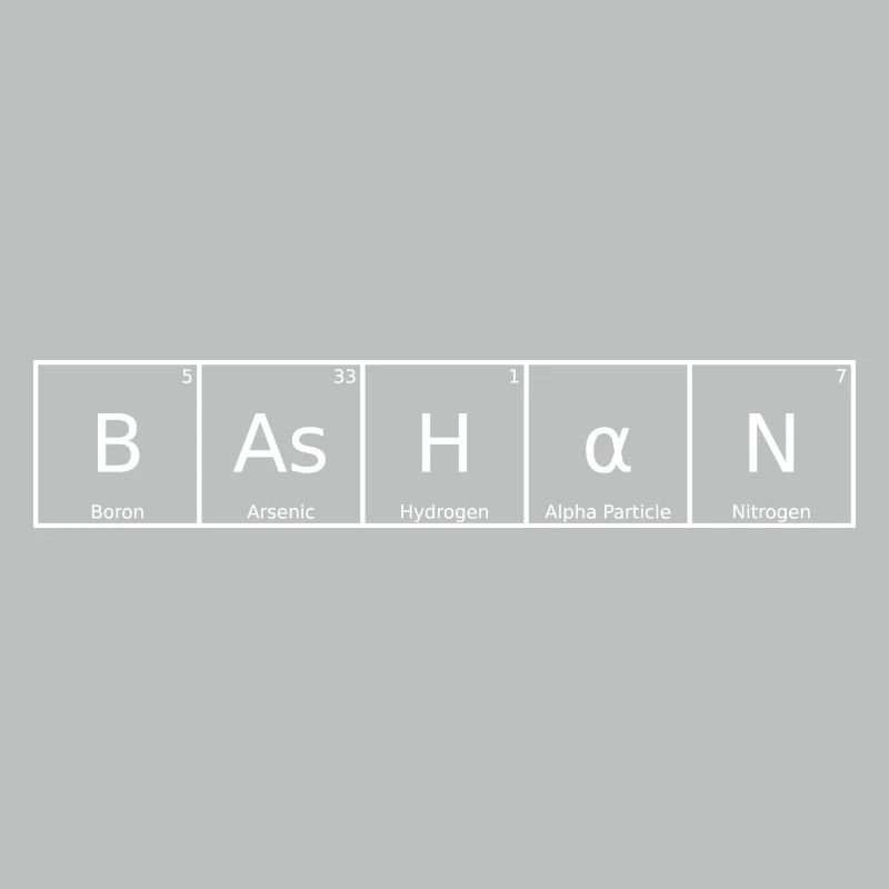 Bashan Nom Prénom Chimie Tableau périodique Éléments