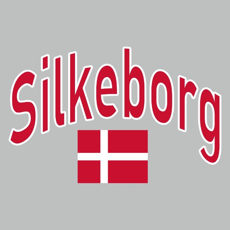 Drapeau de Silkeborg Danemark