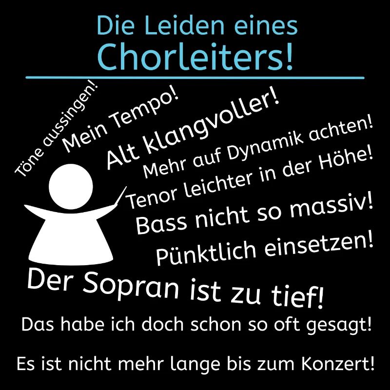 Leiden eines Chorleiters
