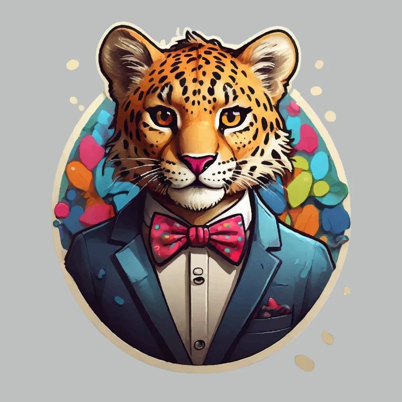 Funny Comic Tiger