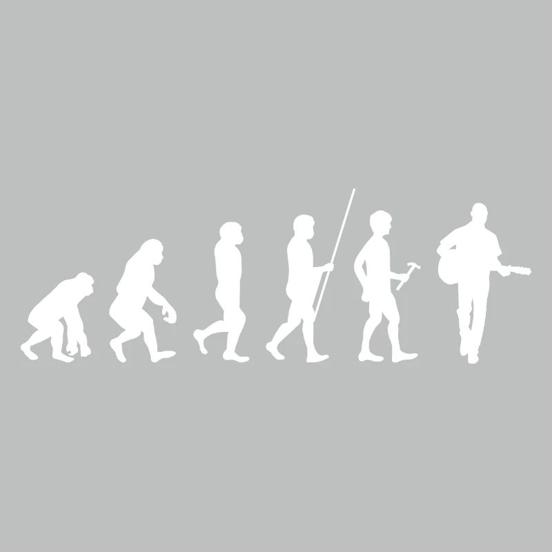 Guitariste Evolution blanc