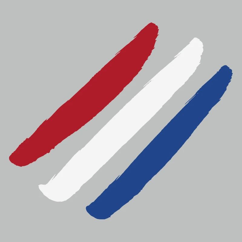 Drapeau des Pays-Bas - Rayures de style