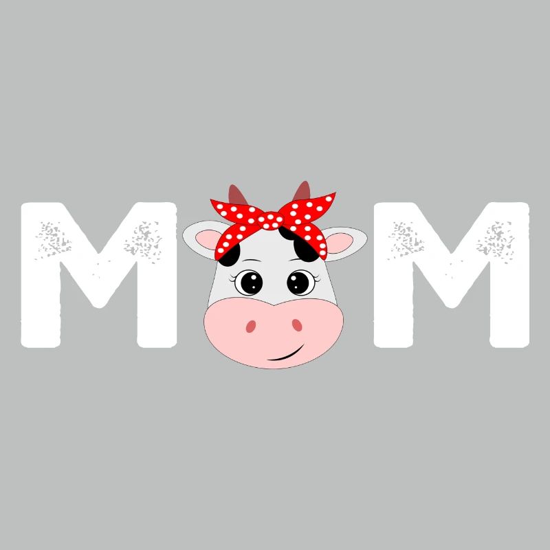 Mutter des Geburtstags Mutter Mädchen Kuh Bauernhof Kuh Mama