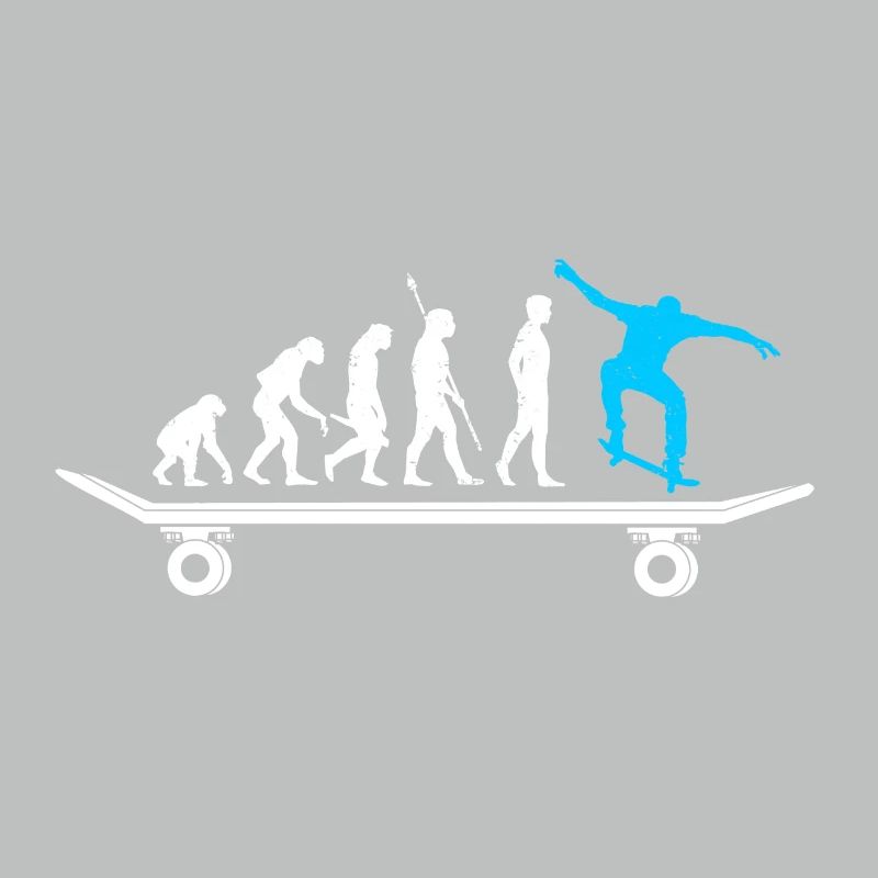 Skateboarder évolution skateboard