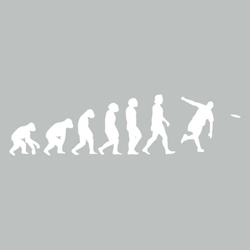 Ultimate Frisbee Evolution der Menschen Sport