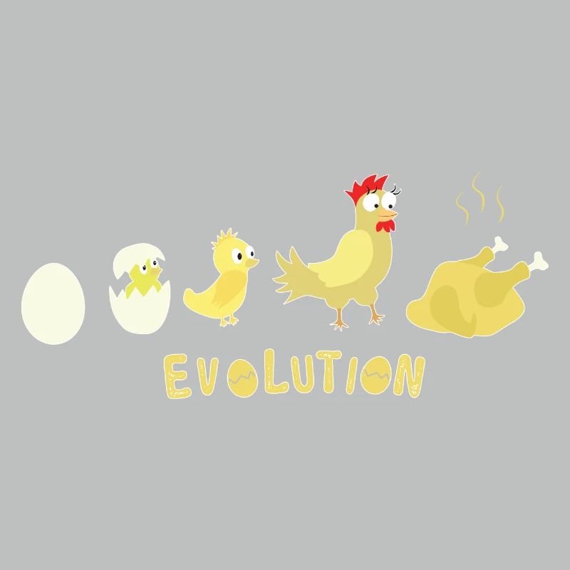 Evolution Ei Huhn Brathähnchen BBQ Barbecue