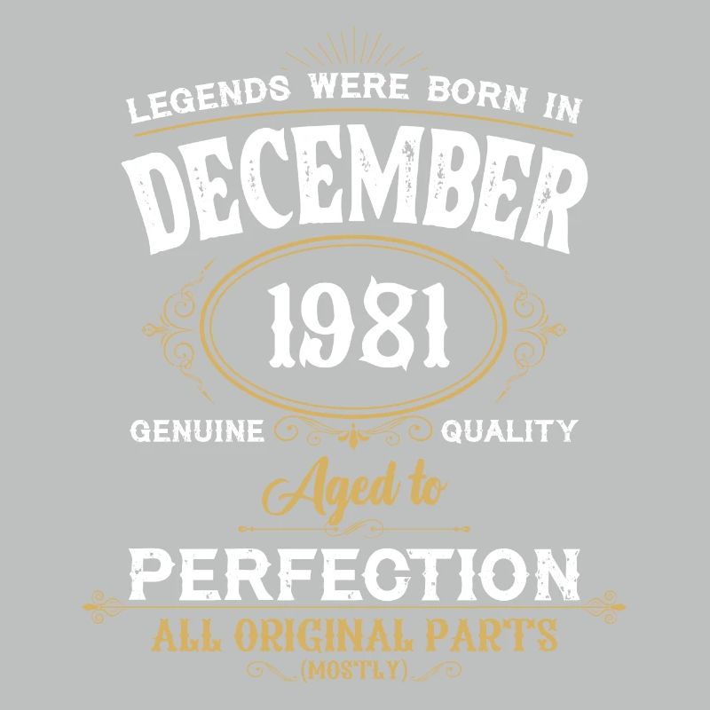Born December 1981 Birthday gift