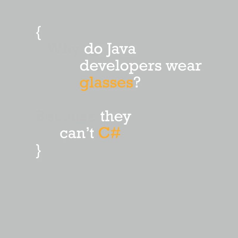 C# Code blague programmeur Hacker C Sharp Coder