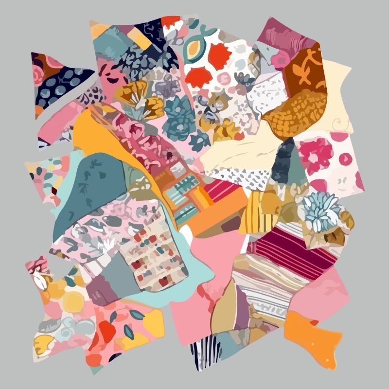 Patchwork de tissu n°2