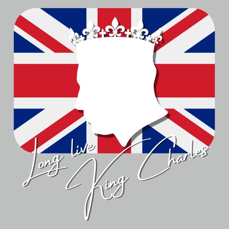 Couronnement du roi britannique Charles Angleterre Drapeau