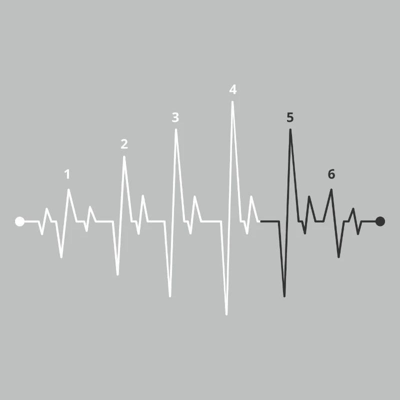 Pulse Wave Heartbeat Graphic