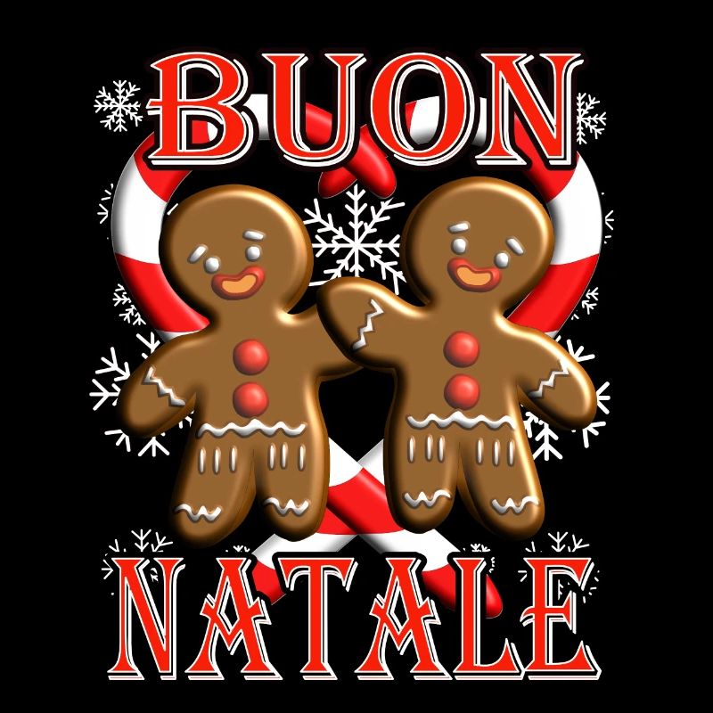 Buon Natale con biscotti e bastoncino di zucchero