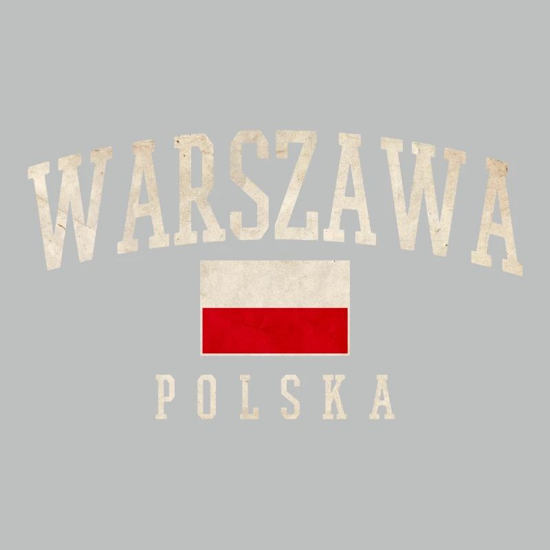 Varsovie Pologne Drapeau Style