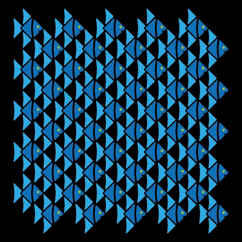 Kaiserfisch nach Escher-Art