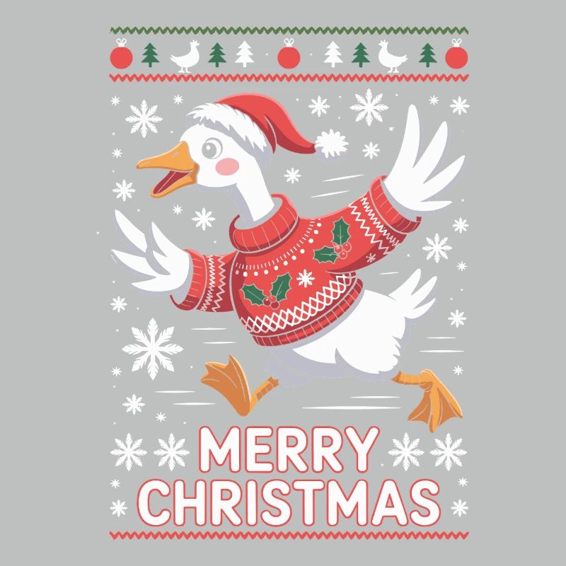 Weihnachtsgans im Pullover