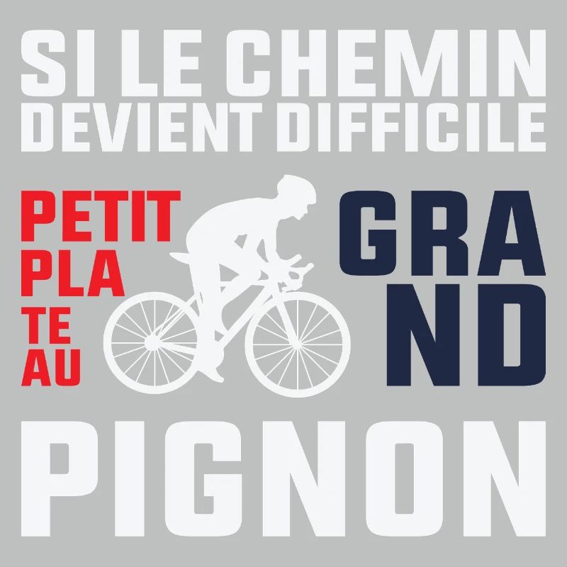 Si Le Chemin Devient Difficile - Cycliste Cadeau 