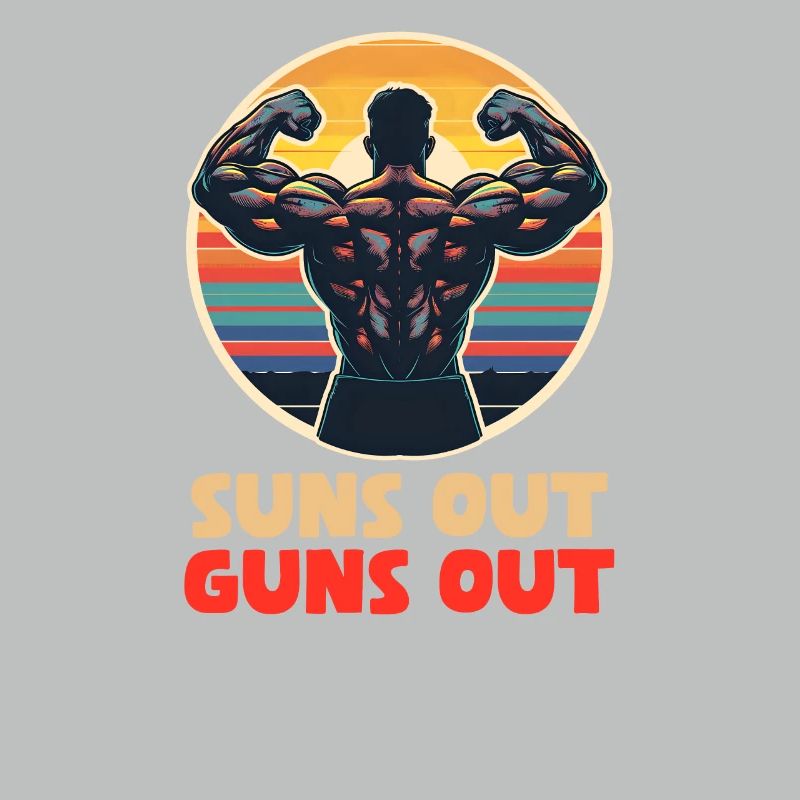 Flexing Biceps Suns Out, Guns Out