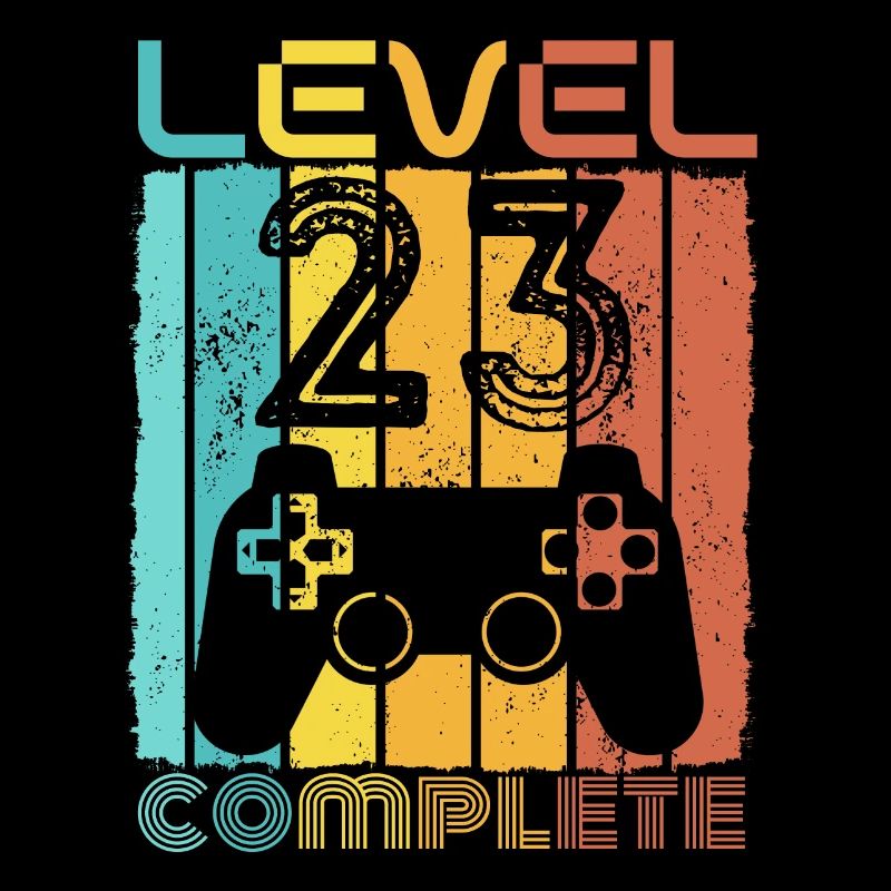 23 years - 23rd birthday Level 23 Complete Design