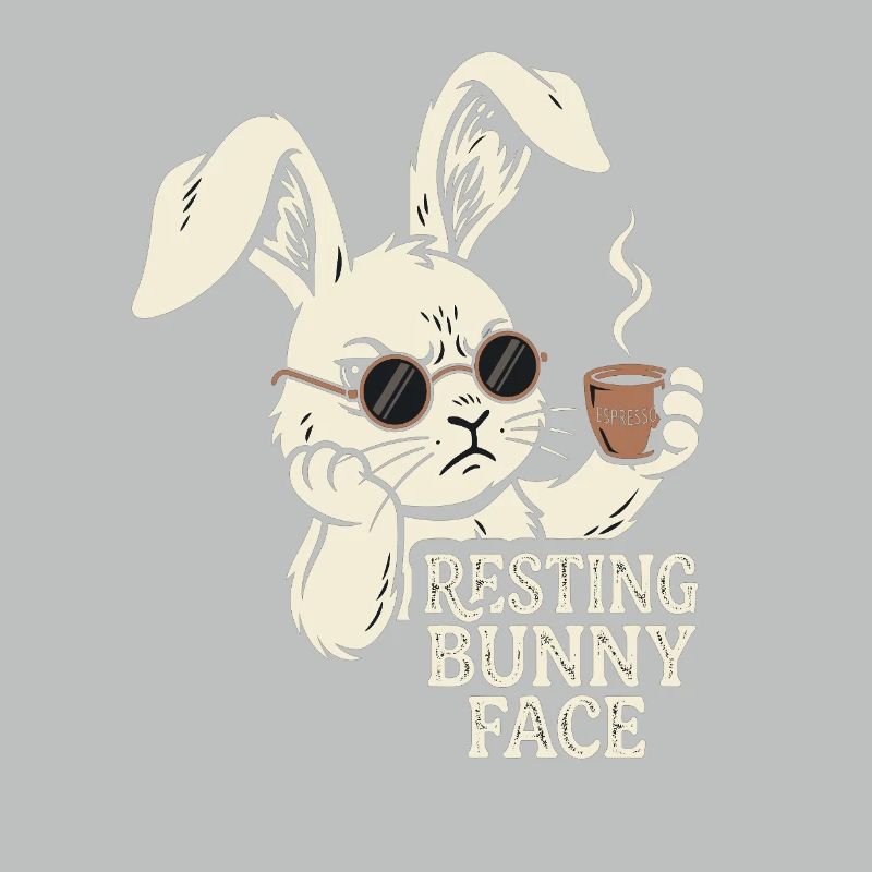 Grumpy Bunny Kaffee - Morgen Hase