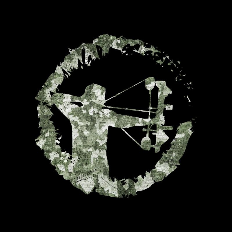 Double Exposure Compound Bow Hunter Camouflage