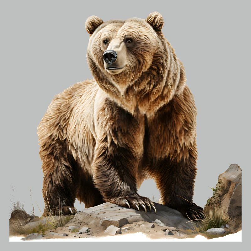 Brown bears are large, formidable predators