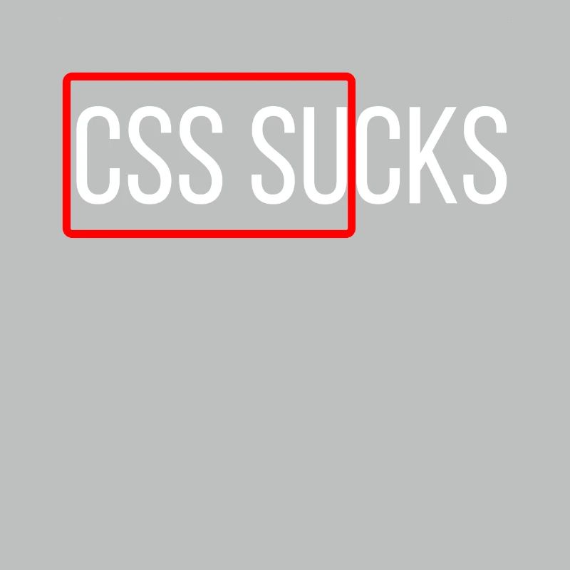 CSS ist zum Kotzen der CSS-Programmierung