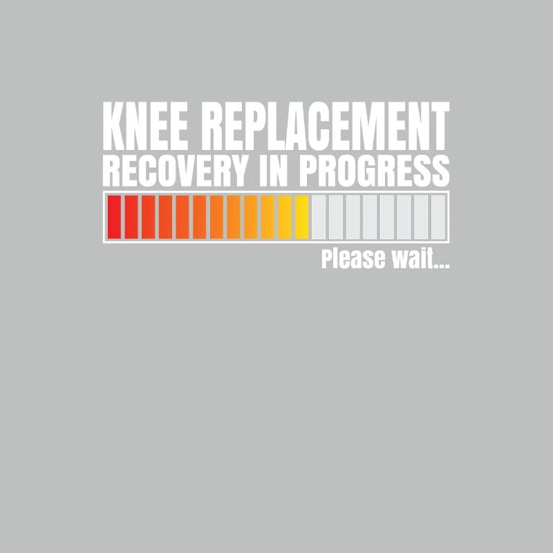 Knee Replacement Surgery Recovery In Progress