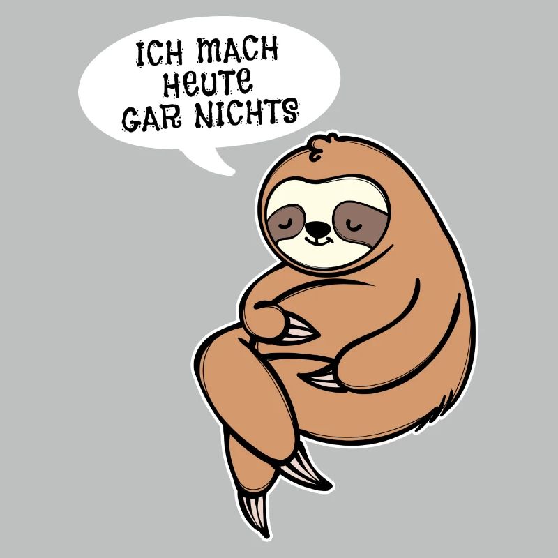 Faul Faultier Statement Schlafen Dschungel Tier