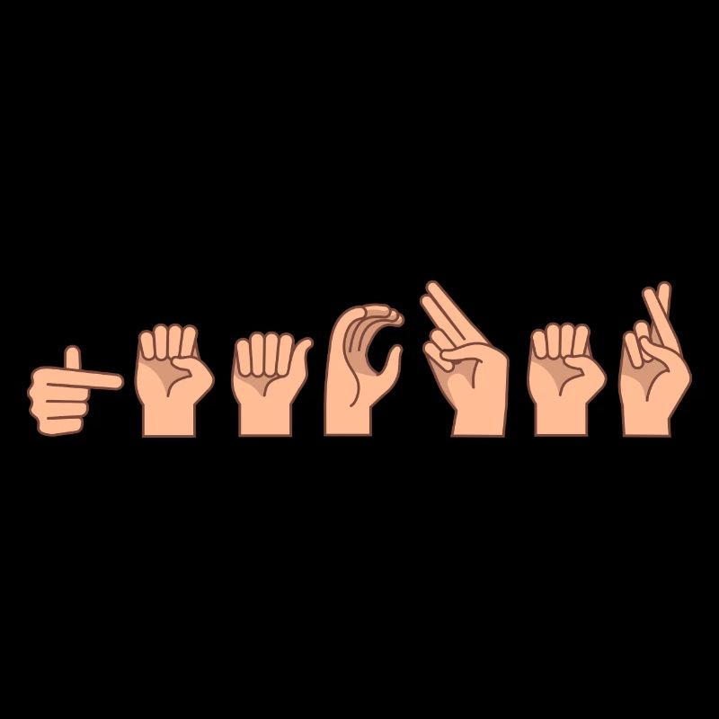 ASL Teacher Sign Language Hand Signs Deafness