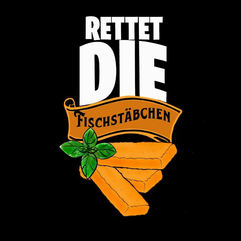 Lustiges Angler Tshirt Rettet dir Fischstäbchen
