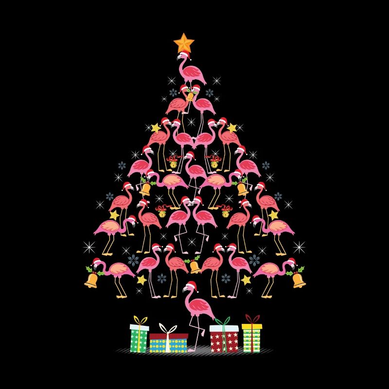 Flamingo Christmas Tree Christmas Tree Xmas Gift