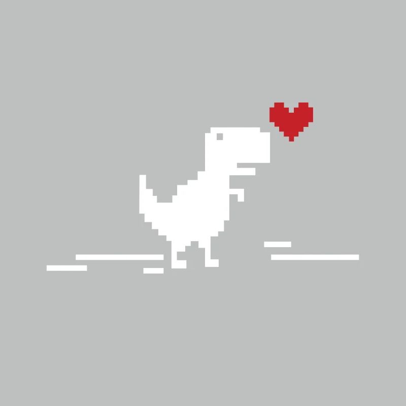 Pixel Dino Nerd