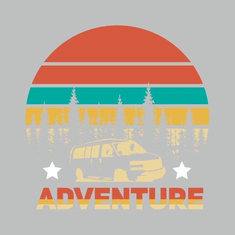 Retro Campervan Geschenk I Van Camping Bus