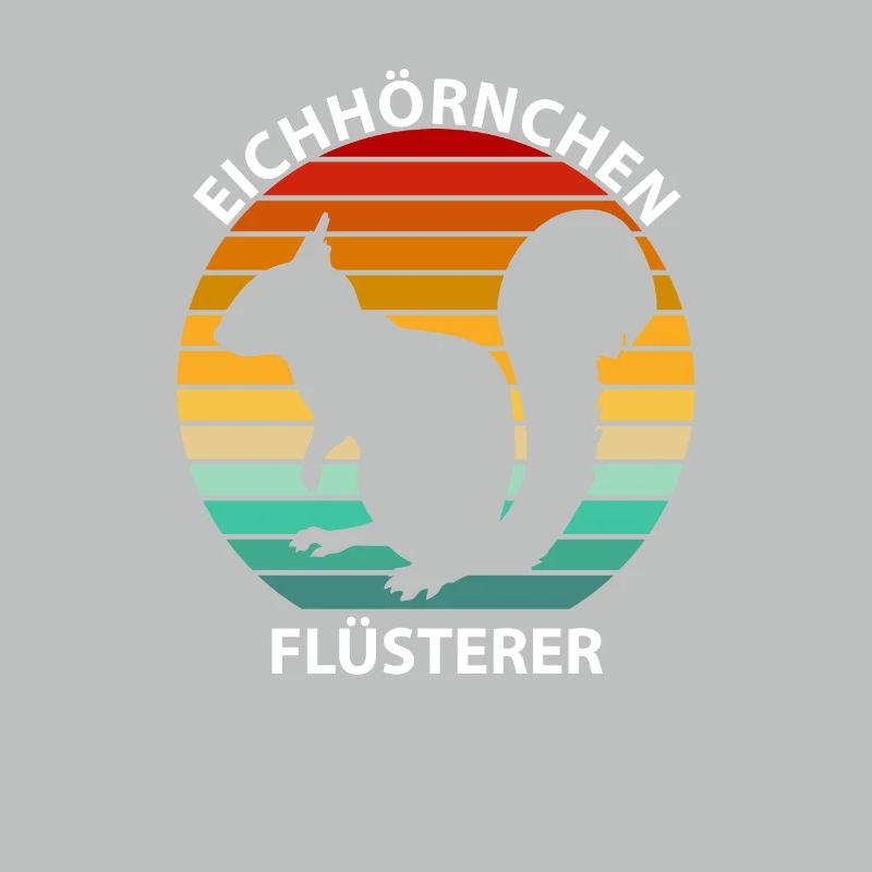 Eichhörnchen Flüsterer Eichkätzchen Squirrel Retro