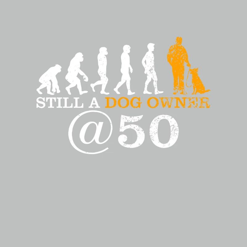 50 years old dog owner evolution