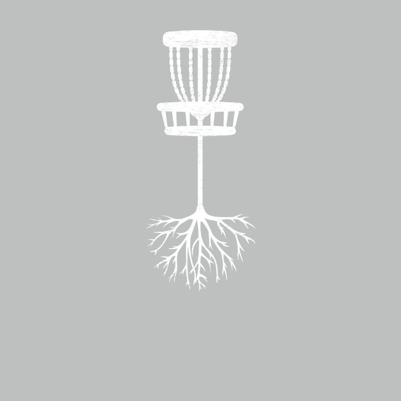 Cooles Disc Golf Grafik Geschenk Korb Wurzeln