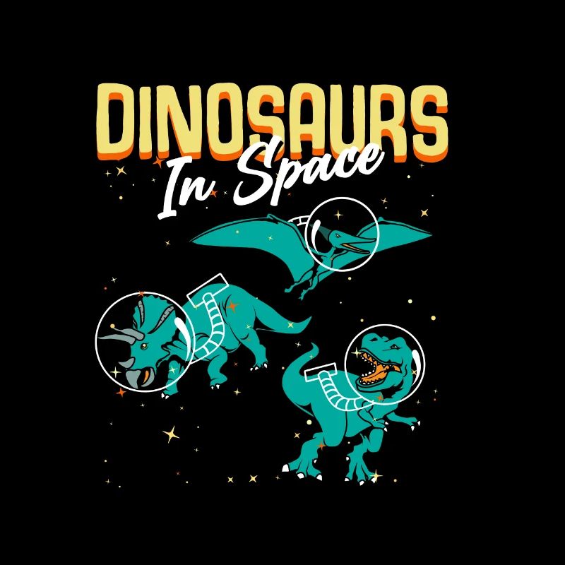 dinosaur in space